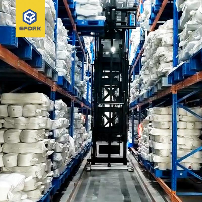 ประเทศจีน Household goods VNA Three-way Pallet Stacker Intensive Storage Solution ผู้ผลิต